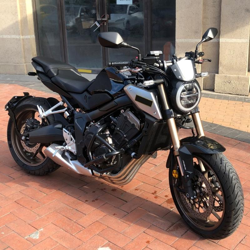 Motorcycle Cruiser Windshield Windscreen with Mounting Kit for CB650R 2019-2021 CB1000R 2018-2021