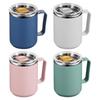 Stainless Steel Thermal Water Bottle Cold Water Coffee Cups Bottle 450ml Thermal Insulated Bottle For School Office Home
