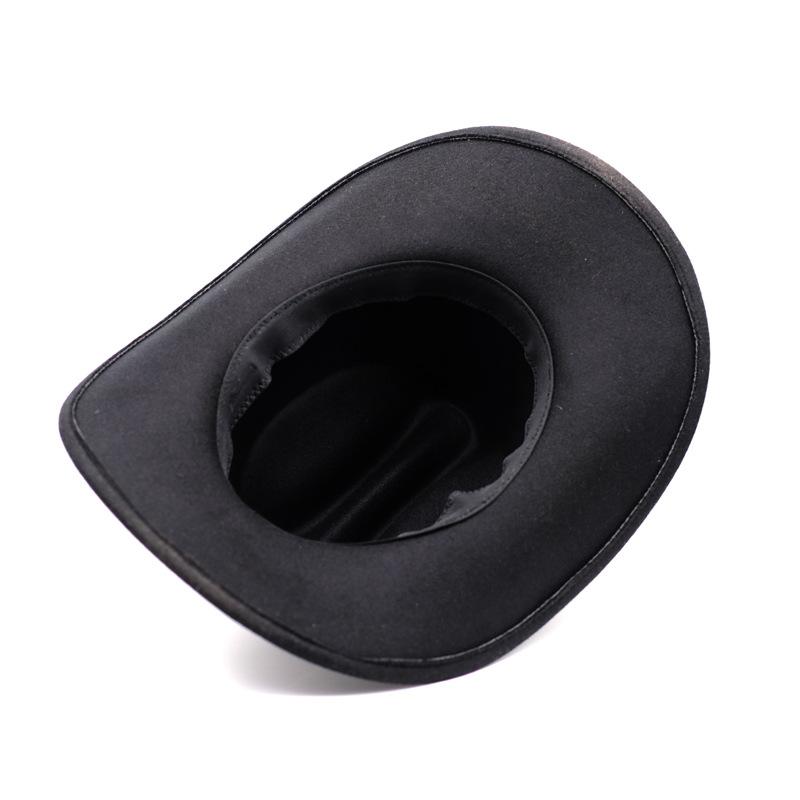 New Cowboy Top Hat Fashion European  American Punk Style Big Brim Fedoras Retro Outdoors Men Women Cool Panama Jazz Riding Hat