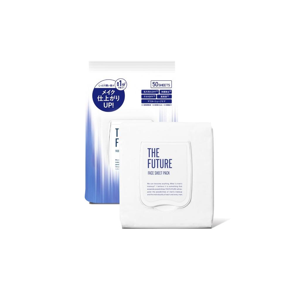 Face Sheet Pack 50 Sheets Wash Lotion Partial Mask FUTURE