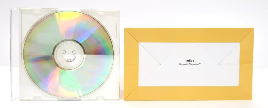 Indigo Moomin Paper Gift with 1 MP547 Bag, "Time Mom/Kitchen," Yellow, Bag,