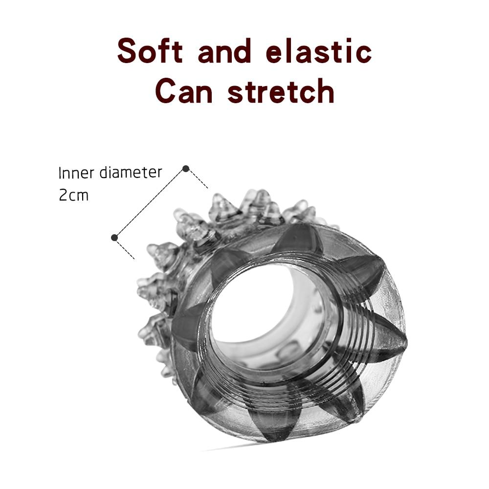 Silicone Dick Sleeve No Vibrators Adult Sex Toys For Men Vagina Condom Ribbed Multi Functional Dildo Girth Enhancer Anal Butt