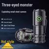 Compact Multi-function High-Intensity Aluminum Flashlight with Strong Magnetic Base