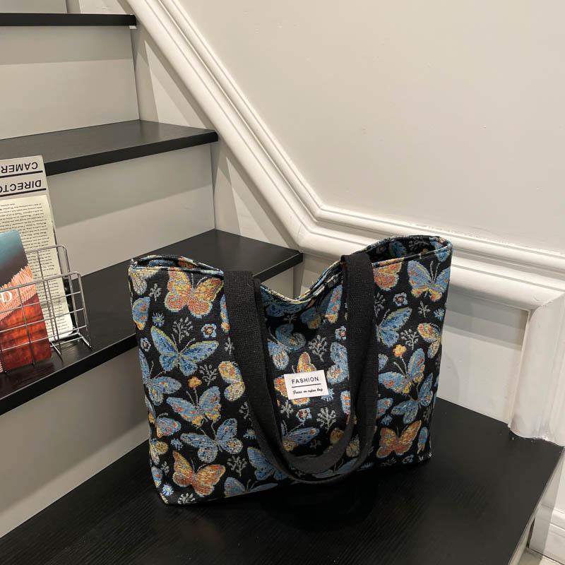 Yogodlns Stilvolle Lässige Tragetasche für Damen Böhmischer Ethnischer Stil Umhängetasche für den Täglichen Weg zur Arbeit Shopper Handtasche für Büroangestellte
