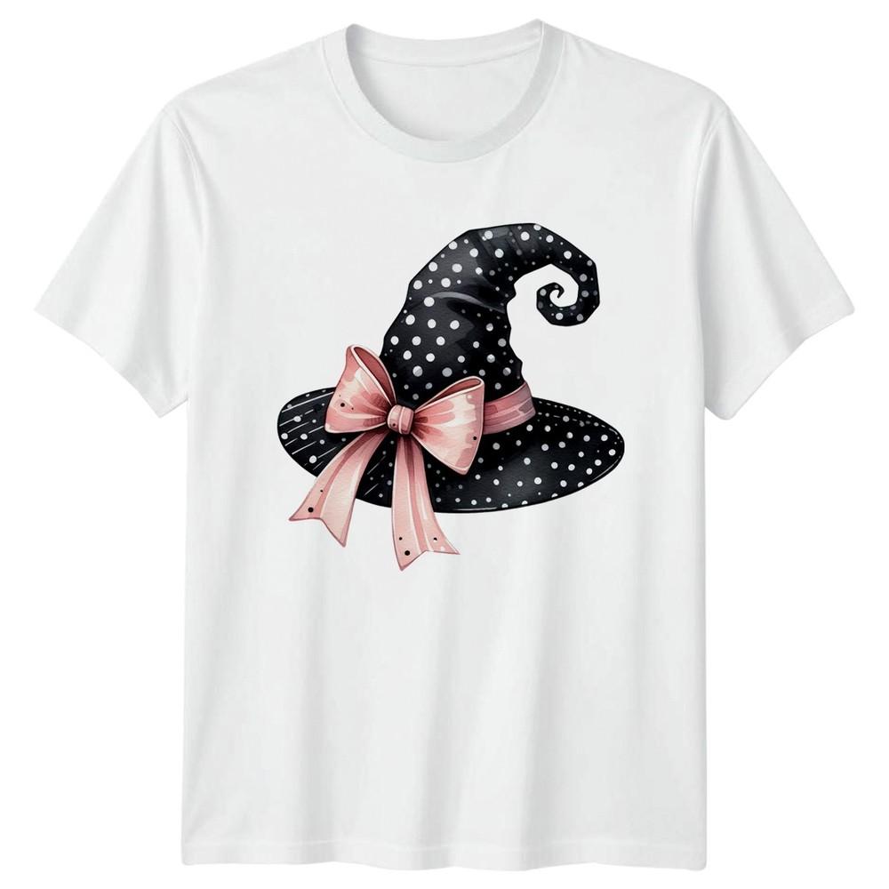 Pink Coquette Witch Hat Unisexs TShirt Coquette Halloween Gift For Her S