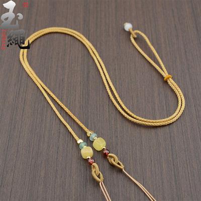 Cordón de Collar Ajustable para Colgante de Abeja de Cera de Abeja Tianzhu y Cuentas de Buena Suerte