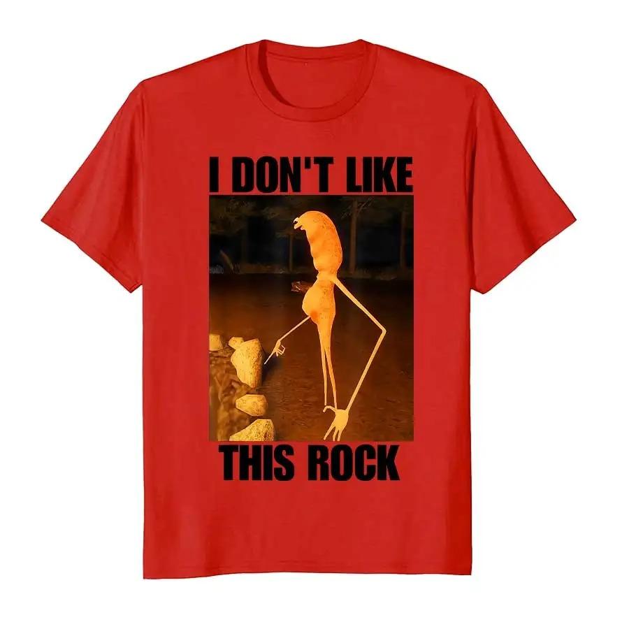 Retro Marcus The Worm I Don't Like This Rock  Funny Y2k Tee for Men Women 100% Cotton Oversize Unseix TShirts Short Sleeve Tops