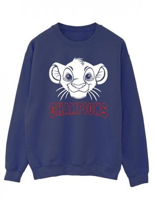 Mens The Lion King Simba Face Champion Sweatshirt