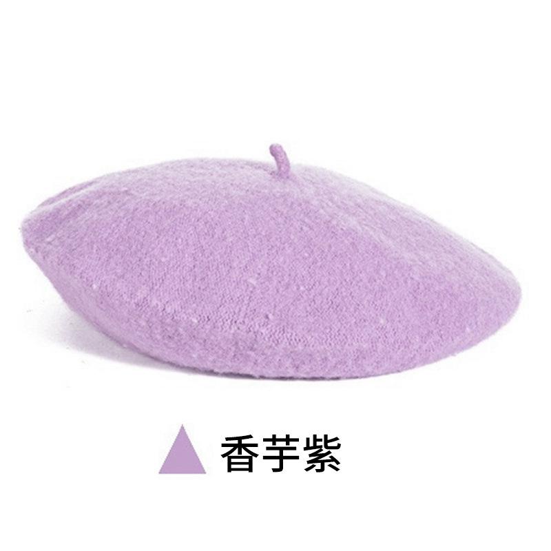 Acrylic Beret Winter Vintage Painter Hat Women's Fashion Beret
