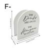 Half Circle Golden Mirror Acrylic Welcome Signs for Wedding Party Durable Waterproof Tabletop Napkin Storage Rack