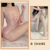 Sexy Women's Pajamas, Be Careful, Large Size Lace Mesh Yarn, Pure Desire Wind, Hot Transparent Robe, Four-piece Home Furnishing