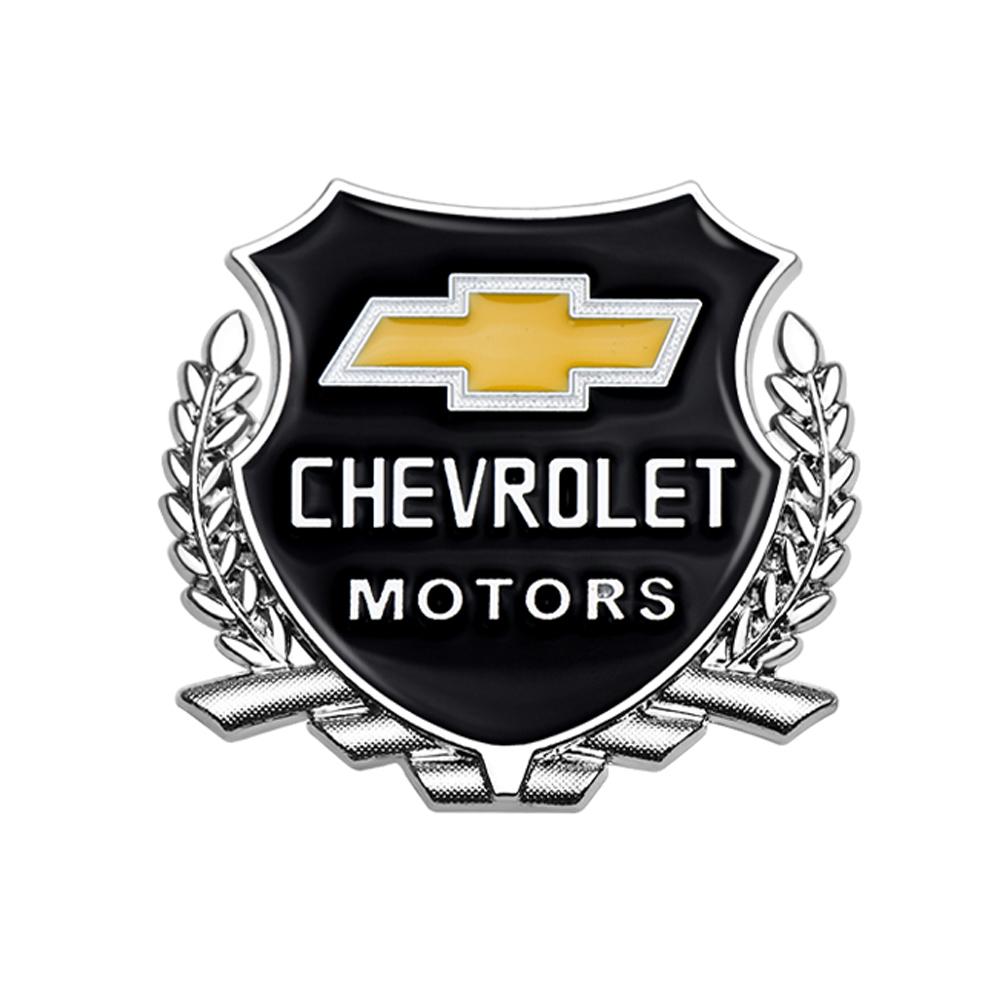 AABHF1 1Pcs Metal Car Emblem Body Trunk Decoration Sticker For Chevrolet Cruze Captiva Lacetti Epica Silverado Trailblazer Colorado