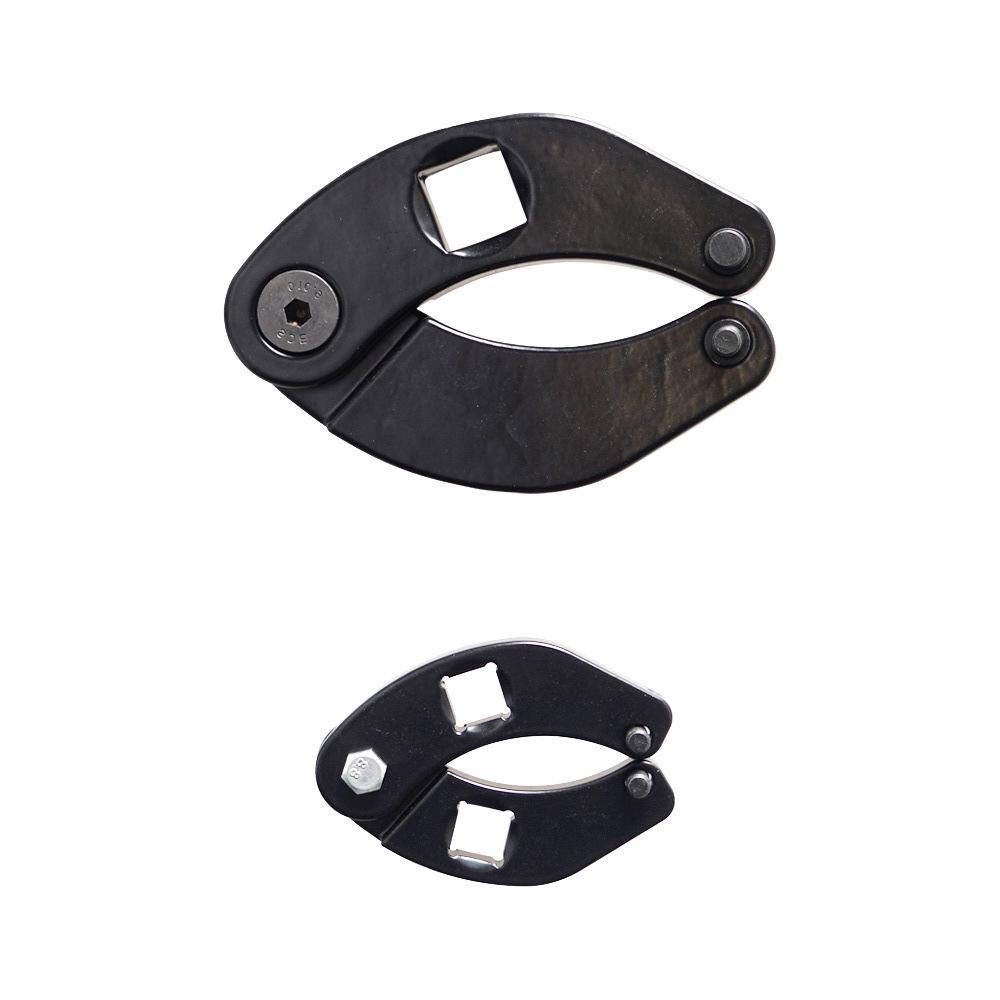 Large and Small Adjustable Gland Nut Wrench Set for Motorcycle Hydraulic Cylinders (1266 & 7463)