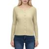 Women's V-neck Thin Long-sleeved Solid Color Short Knitted Sweater Slim Fit Sweater