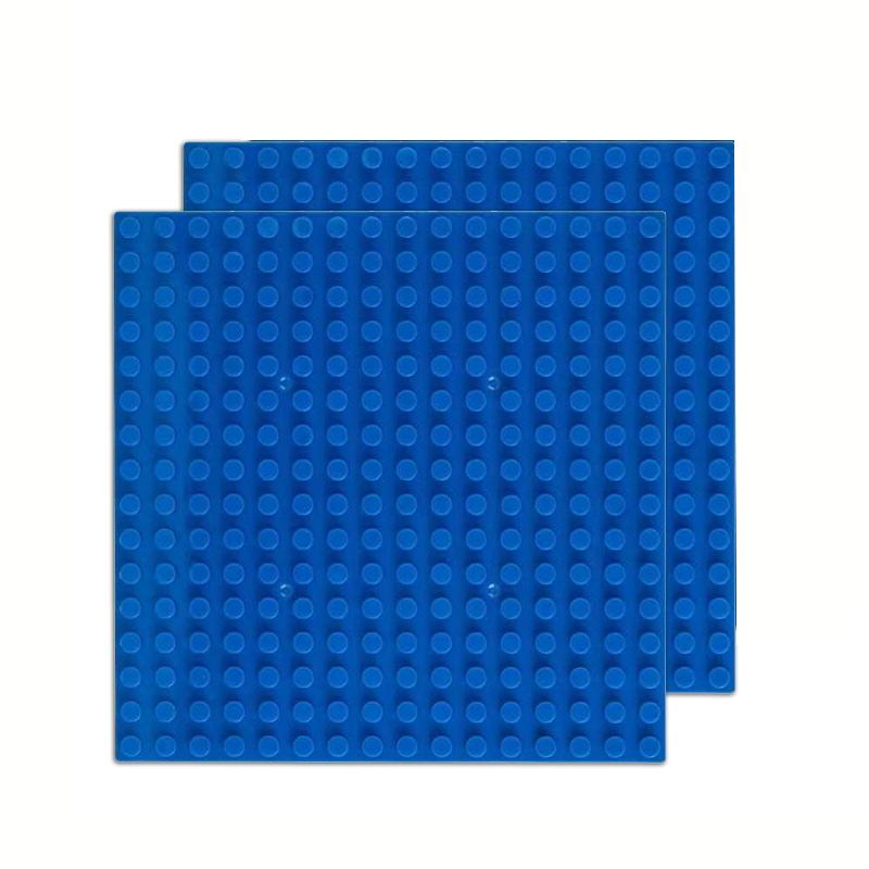 2PCS 16X16 Dots Small Particle Compatible DlY Building Blocks Baseplates BricksEducational Assemblage Base Plates Toys for Kids