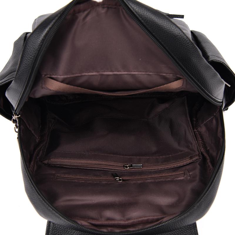 Lederrucksack Damen Reiserucksack mit großem Fassungsvermögen