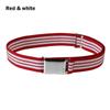 Gift Pants Strap Solid Color Boys Girls Alloy Buckle Waistband Kids Canvas Belt Adjustable