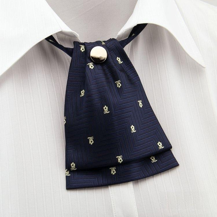 

Ladies Dress Collar Flower Pin With Silk Weave For Business Attire StyleA