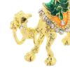 Boîte à bijoux chameau exquise Boîte à bibelots animalière de luxe Figurine de chameau de bureau Porte-présentoirs