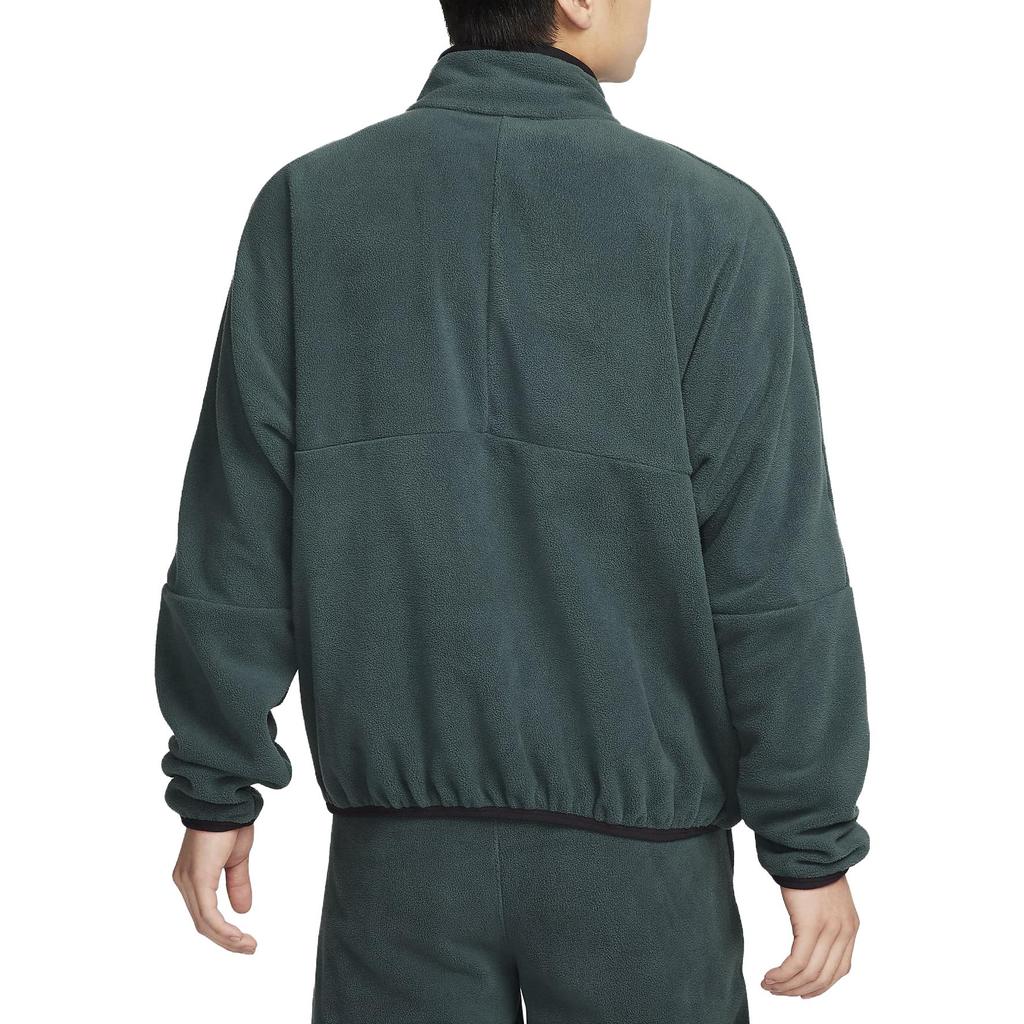 Nike Embroidered Logo Stand Collar Long-Sleeve Sweatshirt Men Tops Green DX0526-328