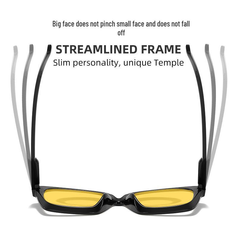 Y210 Unisex Night Vision Anti-Blue Light Glasses with Spring Hinges for Gaming and Screen Use