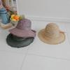 Women's Bucket Summer Travel Tassel Punching Hat