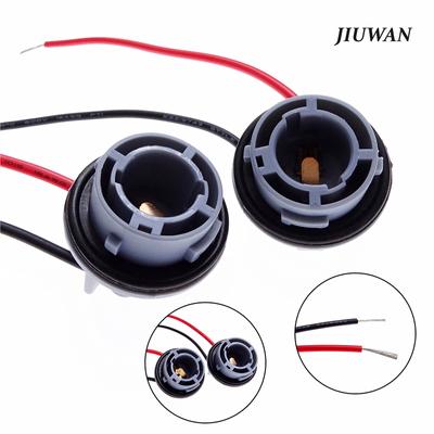 1 Pair Car LED Turn Lamp Wiring Harness Light Bulb Base for 1156 Bulb Socket Adapter Connector ABS Car Light Accessories