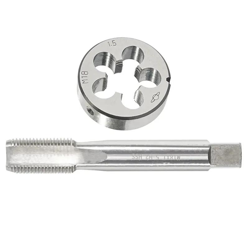 For Processing Aluminum Metric Round Die Metric Tap Thread Repair Alloy Tool Steel M18x1.5mm Tap Metric Thread