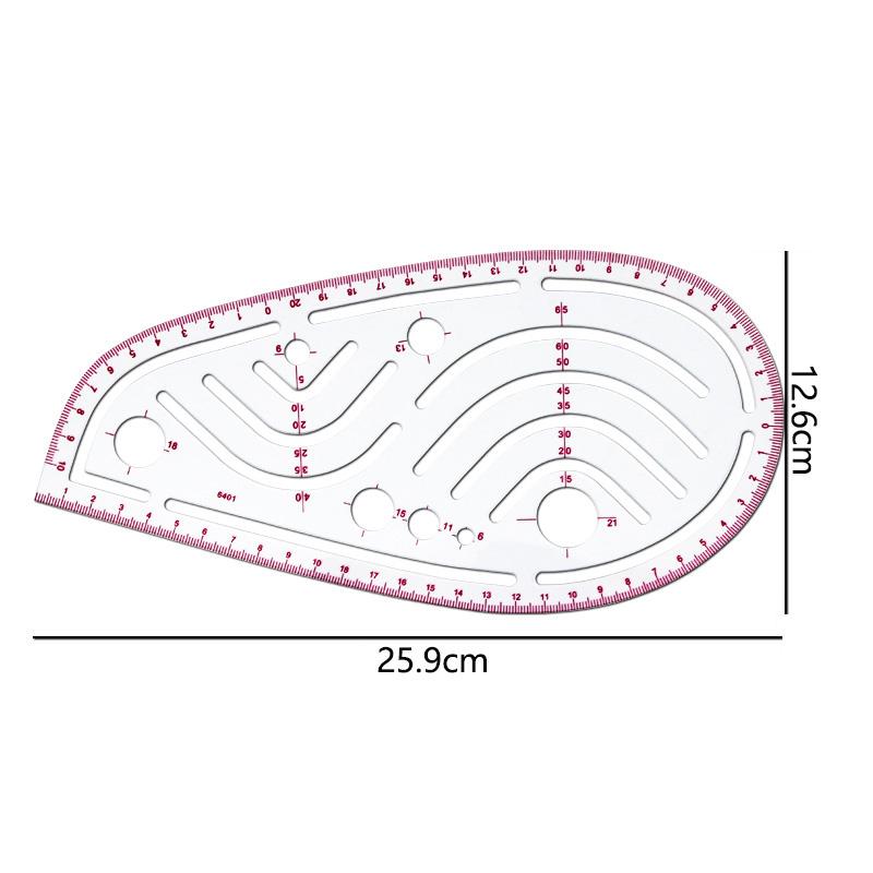 4pcs Set Tailor Measuring Ruler Kit DIY Tailor Patterns Sewing Drawing Quilting Tools Clothing Patchwork Cutting Curve Craft