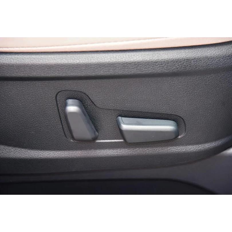 For Hyundai Palisade LX2 2018- Car Accessories ABS Chrome Interior Inner Seat Adjustment Switch Knob Button Cover Trim
