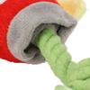 Plush Fabric Rope Knot Pet Toy Cotton Rope Knot Squeaky Chew Toy Space Pet Toy  Home Entertainment