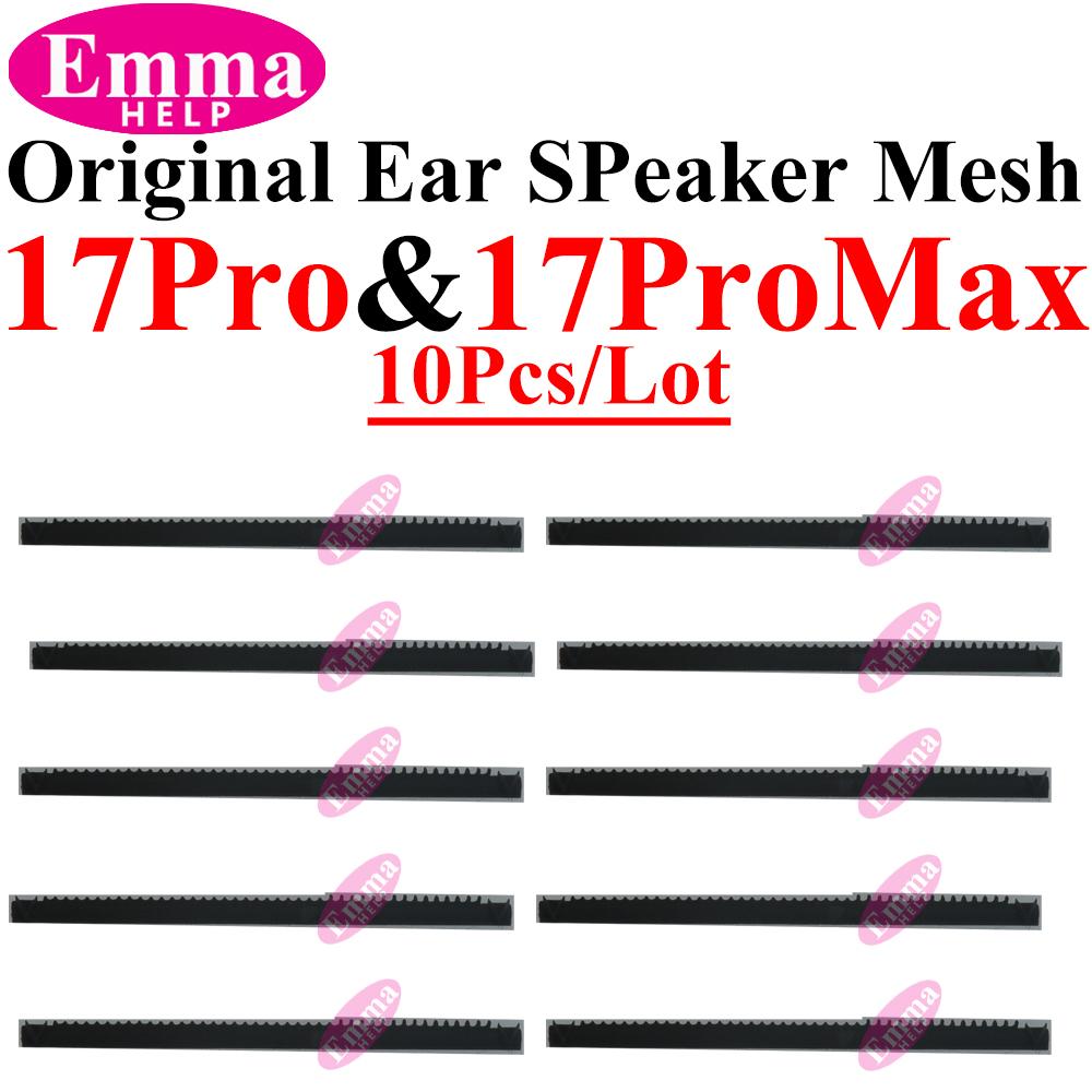 10Pcs A+ Earpiece Mesh for iPhone 14 13 12 11 Pro XR X XS Max Anti Dust Adhesive Sticker Receiver Net Double Speaker Tape
