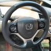 Microvezel Leer Auto Stuurwielhoes Vlecht voor Honda Civic 9e Generatie 2012 2013 2014 Handgestikt Auto-interieur