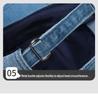 Korean Retro Washed Denim Baseball Cap with Holes for Men and Women - Spring/Autumn Style Sunshade Duckbill Hat