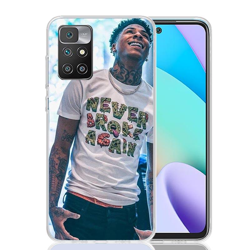 YoungBoy Never Broke Again Case Phone Cover for Xiaomi Redmi 13 13C 14C 12 12C 10 10C 10A 9 9C 9A 9T 8 8A 7 7A 6 Pro 6A K70 K60