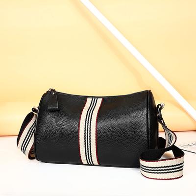 First Layer Cowhide Pillow Bag Women'S Large Capacity Shoulder Messenger Bag Casual Leather Women'S Bag