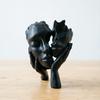 Estatua de Arte Facial para Mujer Figura Abstracta Pensadora Decoración de Mesa Escultura Facial Abstracta para Hogar Oficina Habitación Escritorio Soporte de TV Mesa de Café Decoración
