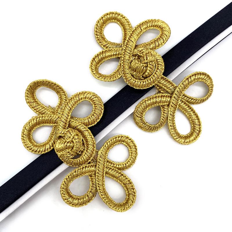 5 Pair Good Chinese Handmade Cheongsam Buttons Knot Fastener Closures DIY Sewing