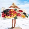 1pc Cute Love Bow Pattern Ultra-fine Fiber Beach Towel, Beach and Swimming Quick Drying Absorbent Beach Towel