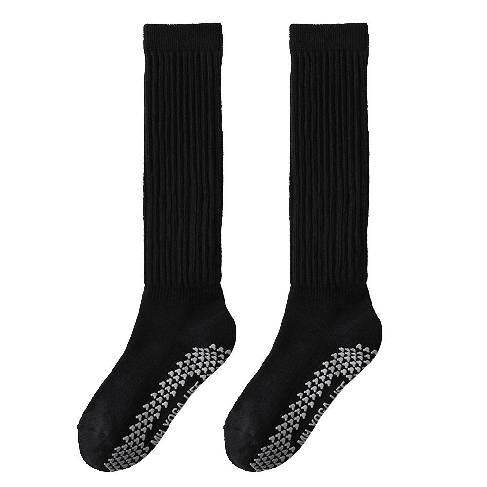 Warm Pilates Socks Cotton Floor Socks New Long Tube Socks  for Women