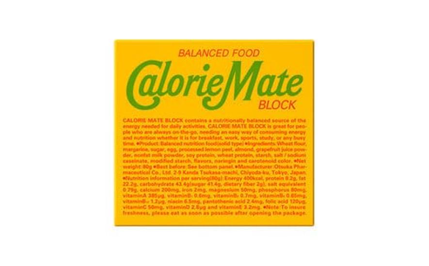 Otsuka Pharmaceutical Calorie Mate 4 5 1 Piece Each Fruit Comparison of Nutritional Emergency Food Blocks, Pieces, Types, Set, Vanilla, Chocolate,
