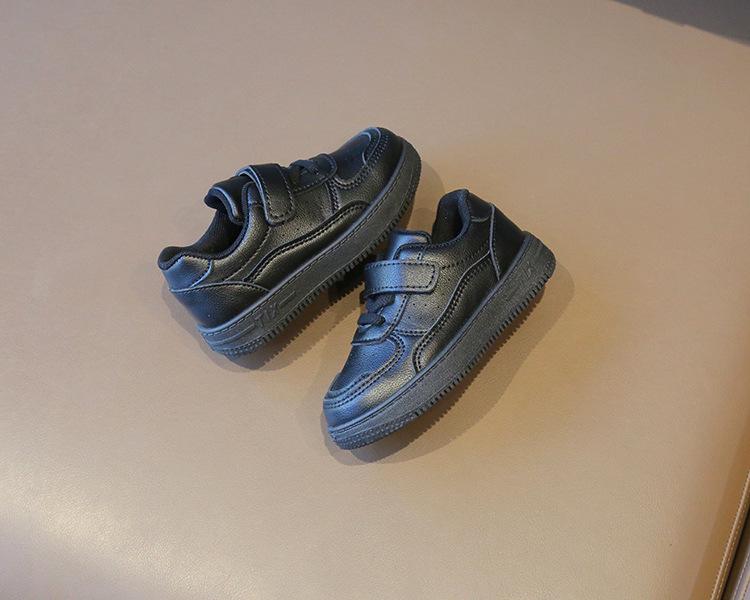 2025 Frühling & Herbst Kinder weiße Leder Sportschuhe - weiche Sohle für Jungen & Mädchen