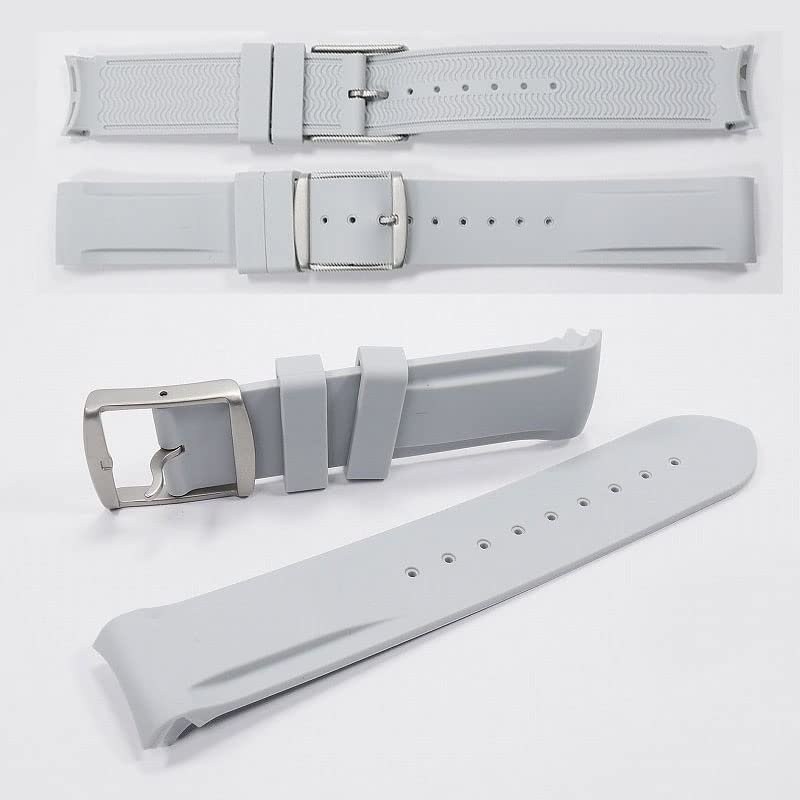 Swatch x Omega Exclusive Rubber Strap with Buckle (Light Gray)