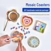 DIY Mosaic Coaster Craft Kit for Kids - Patchwork Creative Art