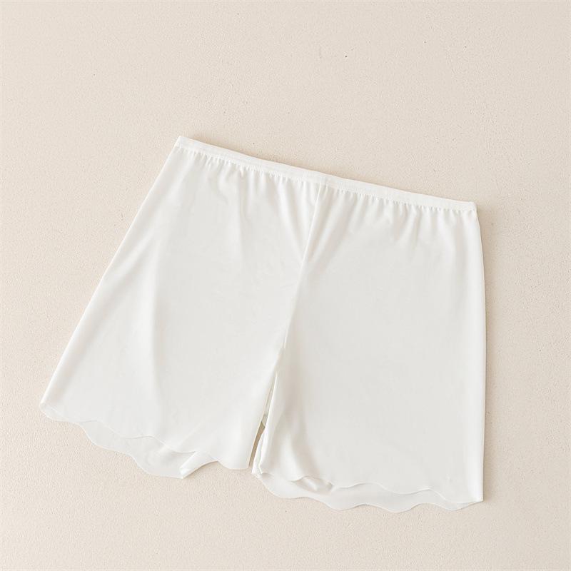 Summer Ice Silk Seamless Anti-Exposure Leggings - Breathable, Hip-Lifting, Non-Curling 3/4 Length