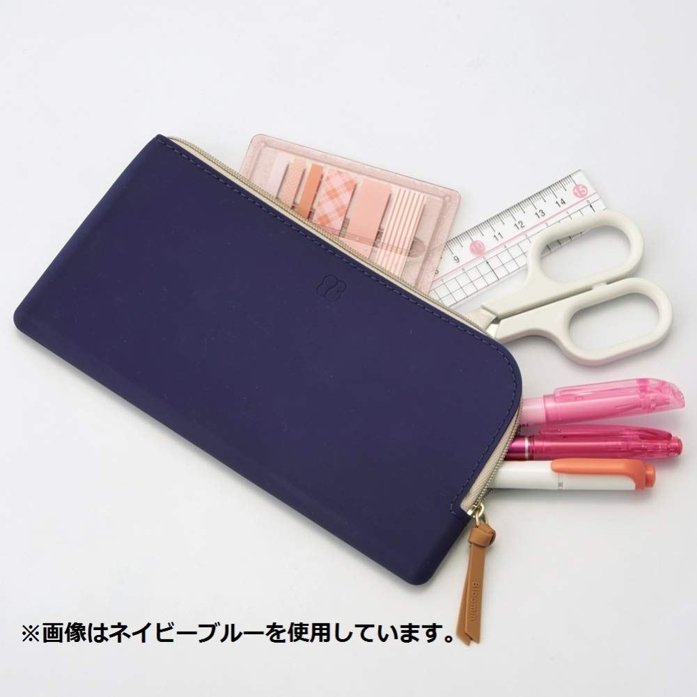 LIHIT LAB Flat Pen Lemon Yellow Pouch, Size, F7738-5