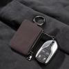 Multifunctional Portable Keychain Wallet Key Cover Suede Leather Key Case  for Men Women