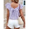 Women's Printing Fashion Loose Short Sleeves Casual Comfortable Tops Women’s