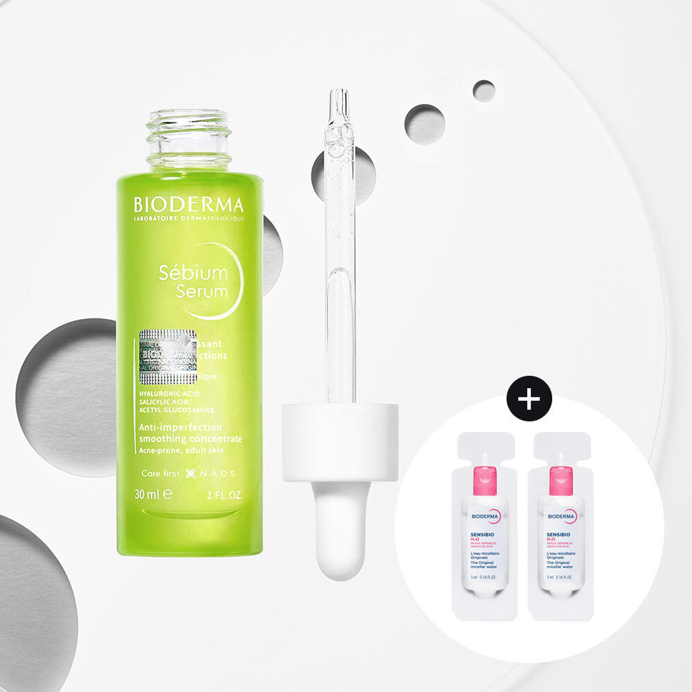 Bioderma Sebium Serum 30ml (+Sensibio H2O 5ml x 2)