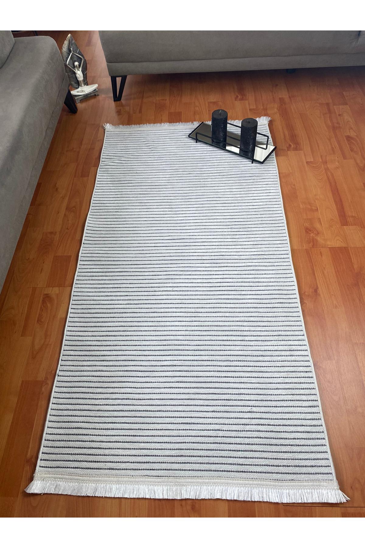 

Rovigo Home Современный тканый ковер из синели 80x150 белый